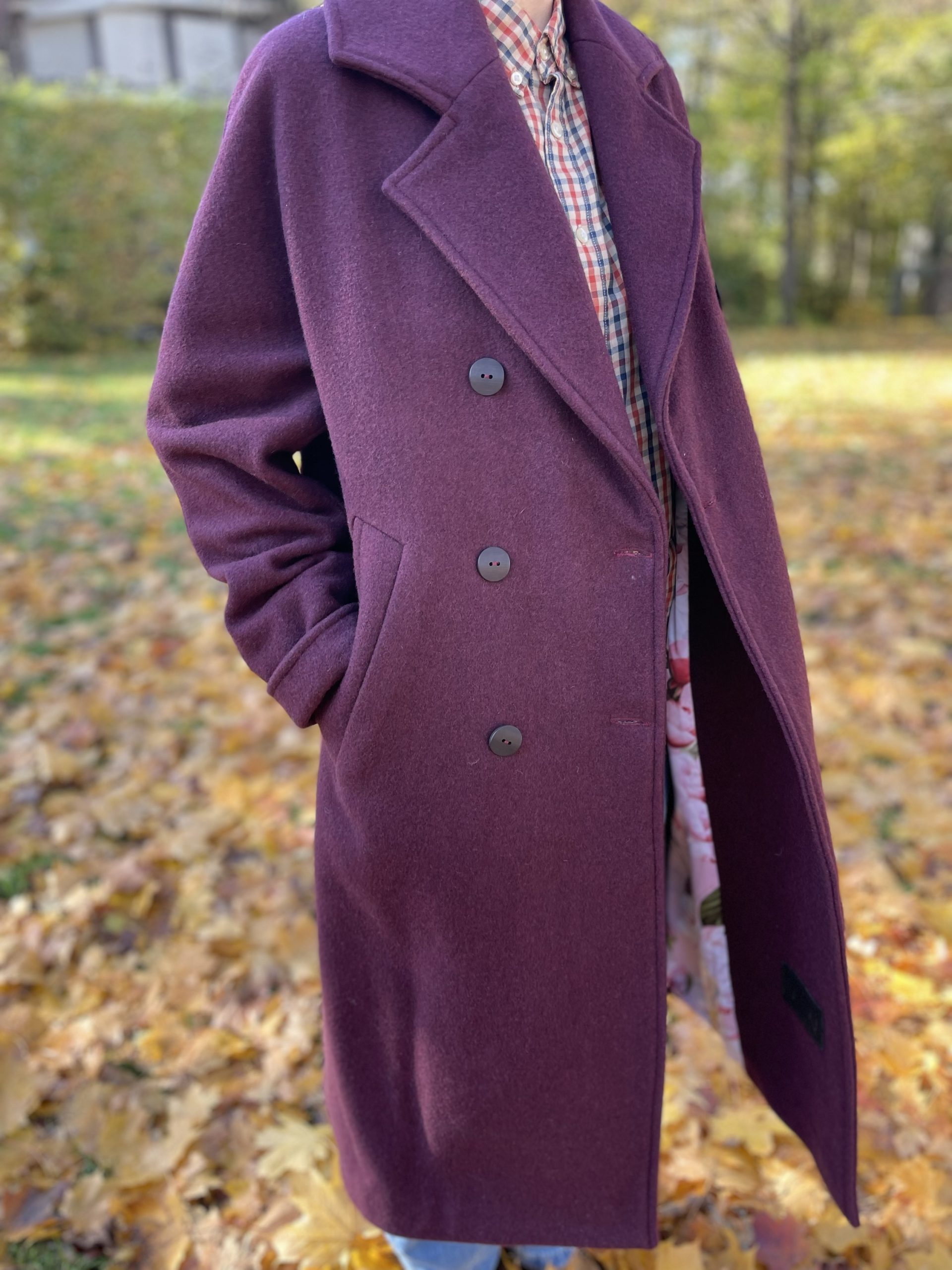 "Oversize" paltas| Bordo - Image 4