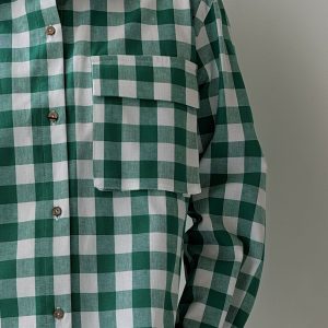 Marškiniai „Goda” languoti žali