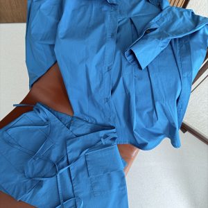 Marškiniai „Olivia” elektrinės spalvos